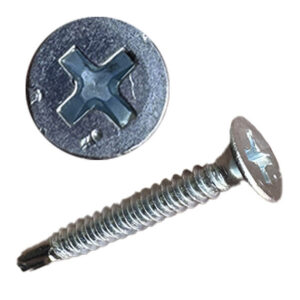 Tornillos 6x1 1/4 punta broca 100 un | Fijación para metal y yeso cartón