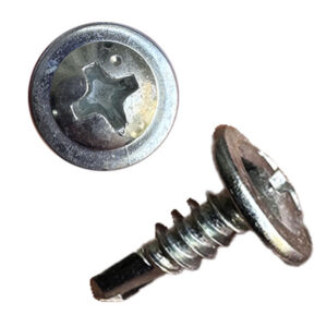 Tornillos cabeza lenteja 8x1/2 punta broca 100 un | Fijaciones para metal y yeso cartón